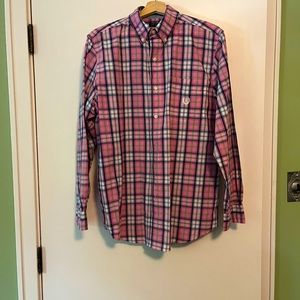 Chaps by Ralph Lauren. Easy Care. Pink plaid. EUC Medium